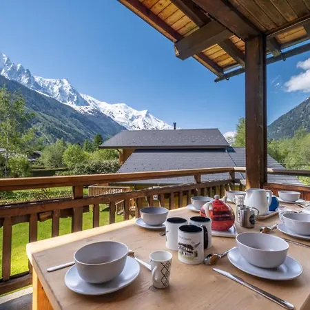 De L'aiguille With View On Mont Blanc شاليه